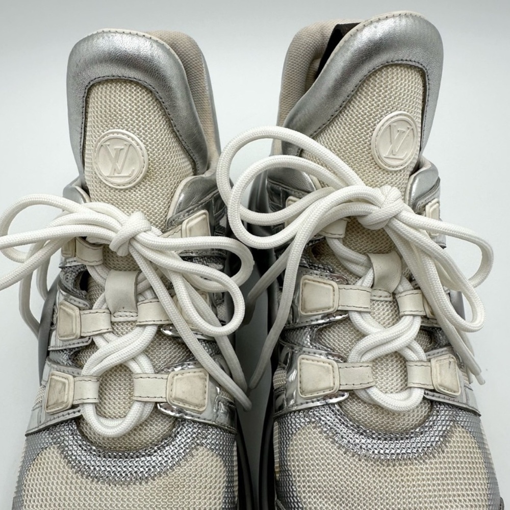 Louis Vuitton Archlight Metallic Sneakers Shoes - Picture 3 of 12